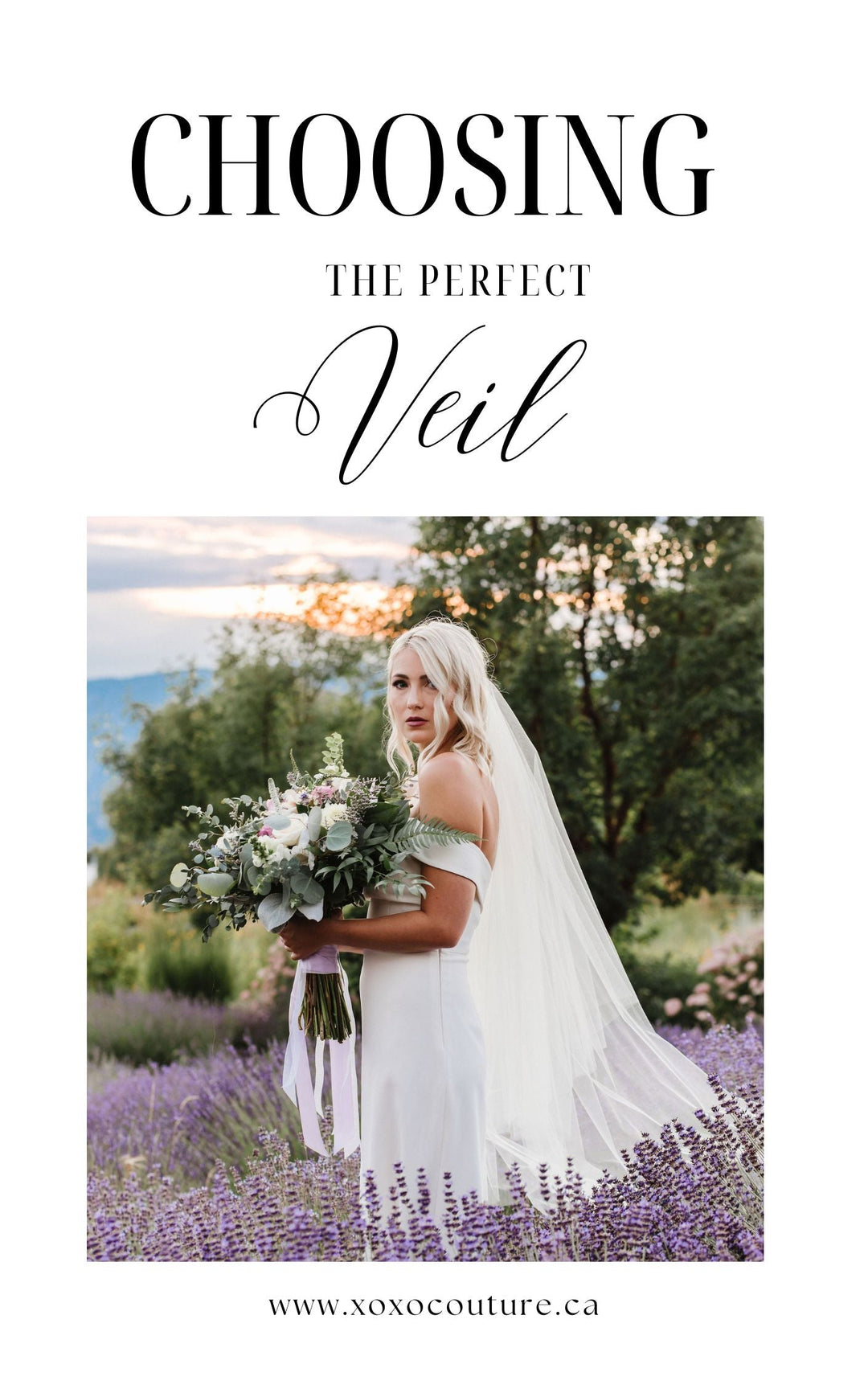 Simple Veils Made in Canada: How to Match Veil Color to Your Dress + Choose the Right Length