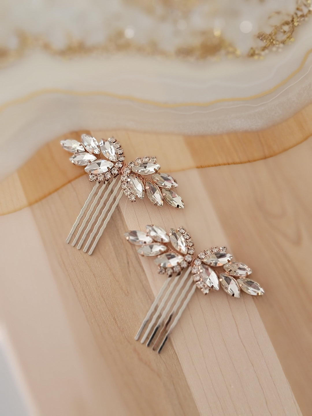 ELSIE | Dainty Rhinestone Hiar Comb