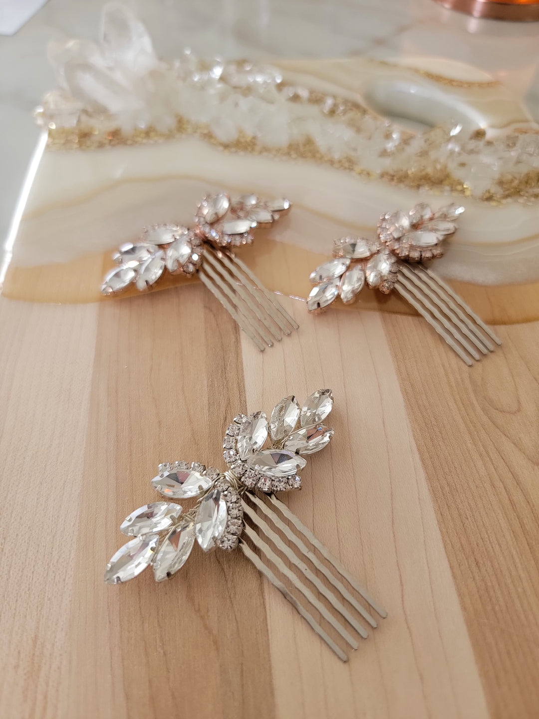 ELSIE | Dainty Rhinestone Hiar Comb