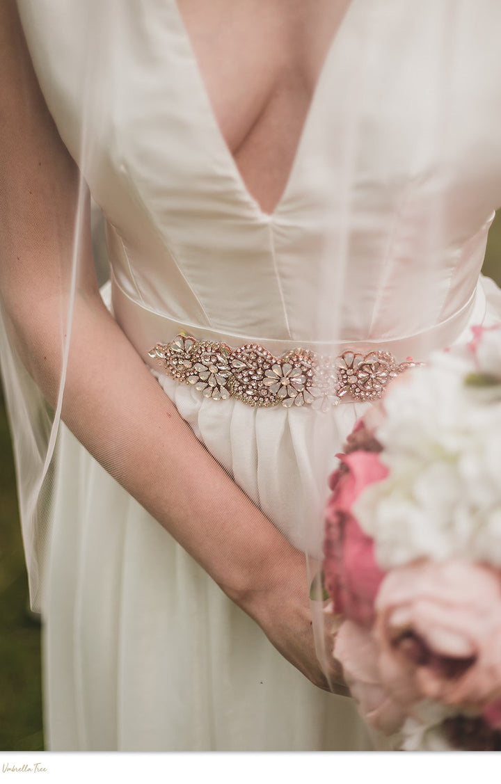 Simple LIGHT PINK Wedding Veil | Single Tier OR 2 Tier| Soft Tulle Bridal Veil | Ready To Ship