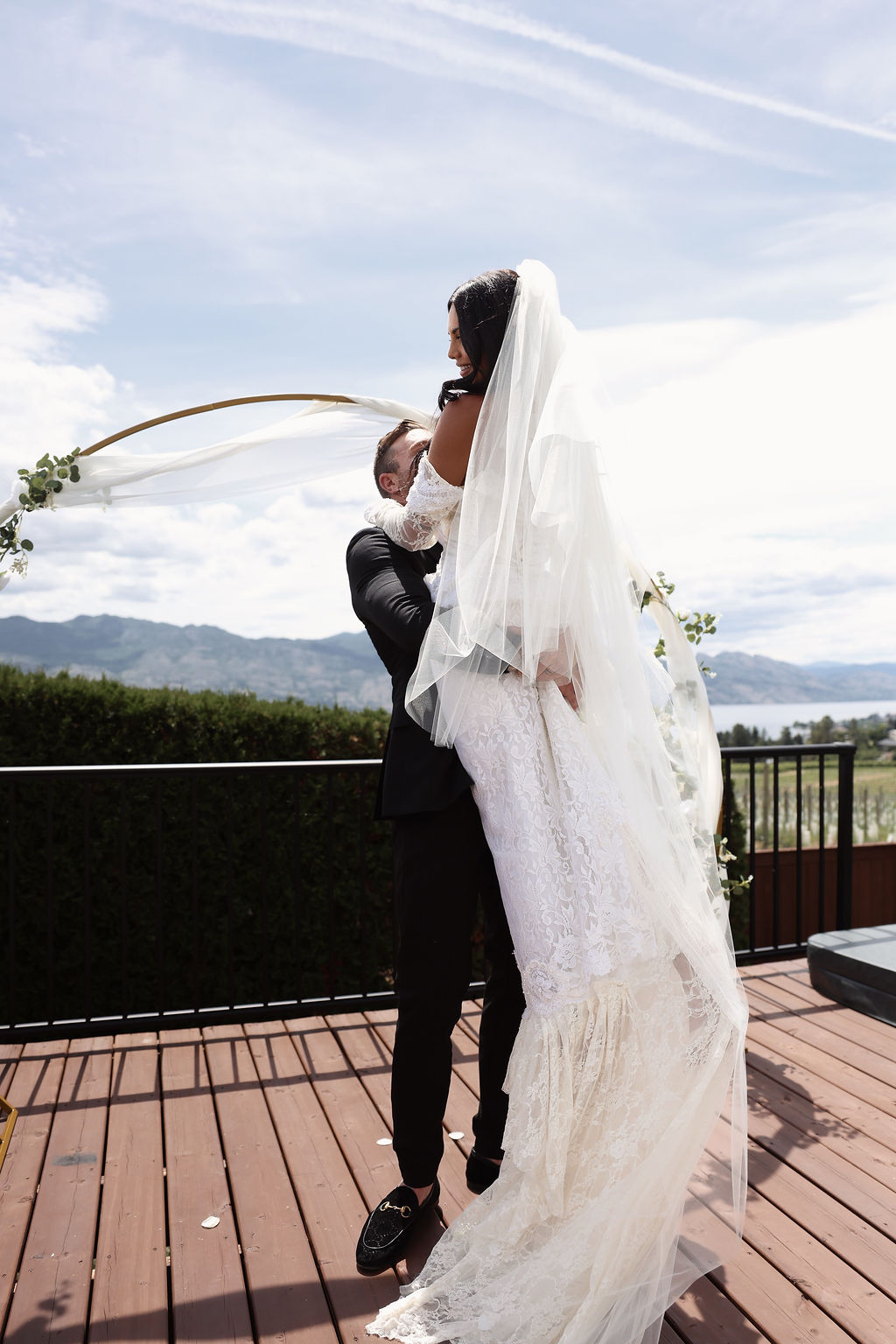 Ultra Wide 108” Two Tier Wedding Veil | Floor, Chapel & Cathedral Lengths