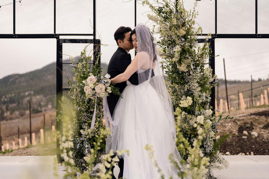 Simple LAVENDER Wedding Veil | Single Tier OR 2 Tier| Soft Tulle Bridal Veil | Ready To Ship