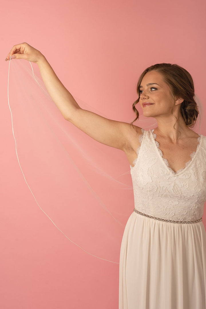 TRISTA | Rhinestone Belt | Thin Delicate Bridal Belt