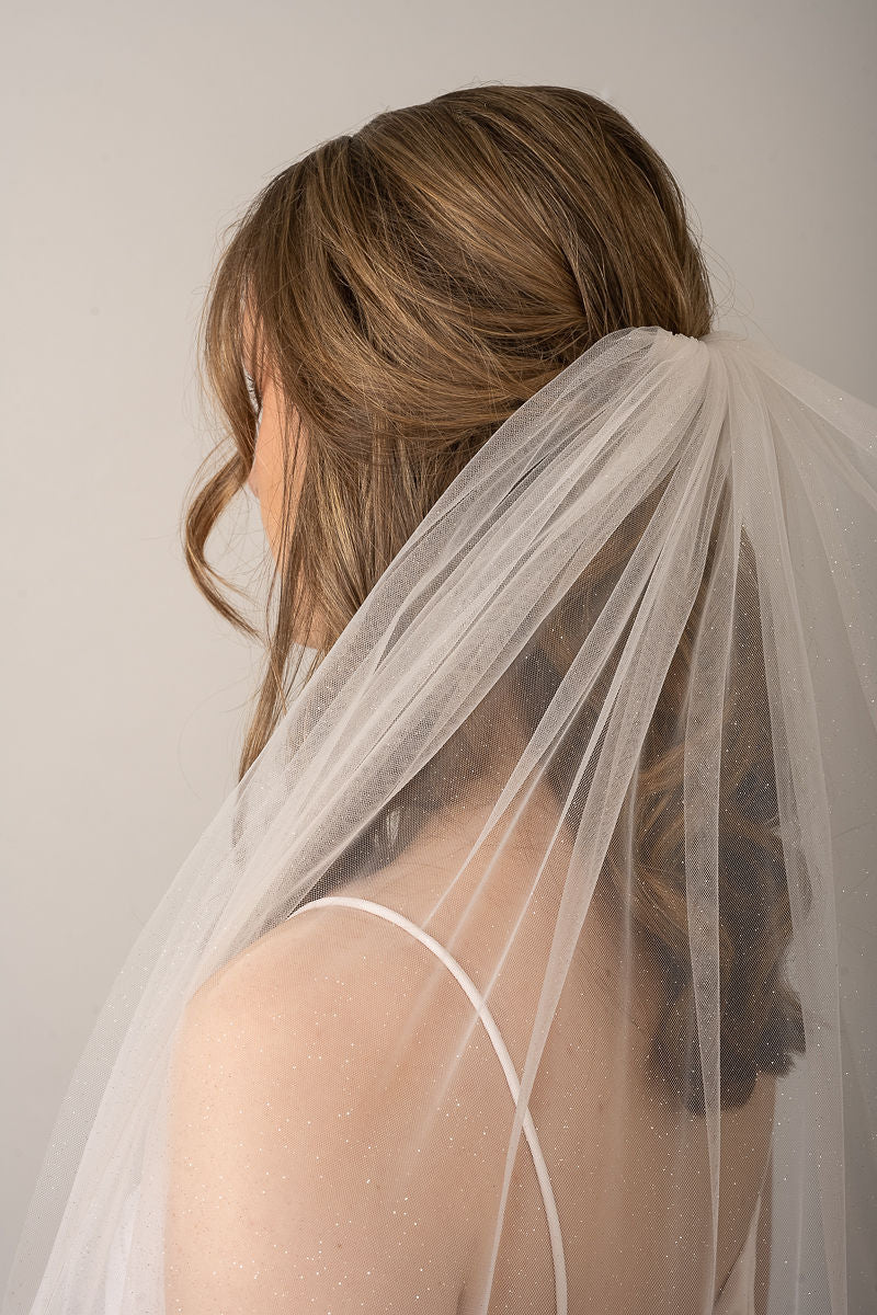 Simple Soft Tulle Wedding Veil (Single Tier) | Short Veil | Handmade in Canada