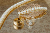 OLIVIA Hair Comb | Decorative Hair Comb | Gold & Pearl Hair Piece