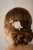 HARPER | Dainty Floral & Gold Hair Piece | Decorative Hair Comb