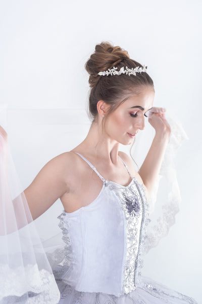 ANASTASIA | Rhinestone Crown | Decorative Bridal Headband