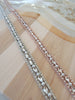 OLIVIA | Rhinestone & Pearl Belt | Thin Delicate Bridal Belt