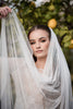 LINNEA | Swiss Dot Veil | Single Tier | Soft Modern Veil | Plain Rounded Edge | 2 Colors