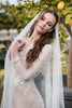 LINNEA | Swiss Dot Veil | Single Tier | Soft Modern Veil | Plain Rounded Edge | 2 Colors