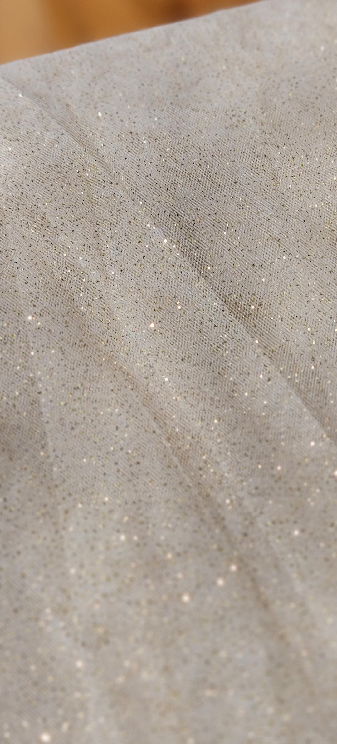 TAYLOR | Modern Glitter Veil | Gold or Silver Glitter | Single or 2 Tier Veil | Pink, Ivory, Off-White Veil