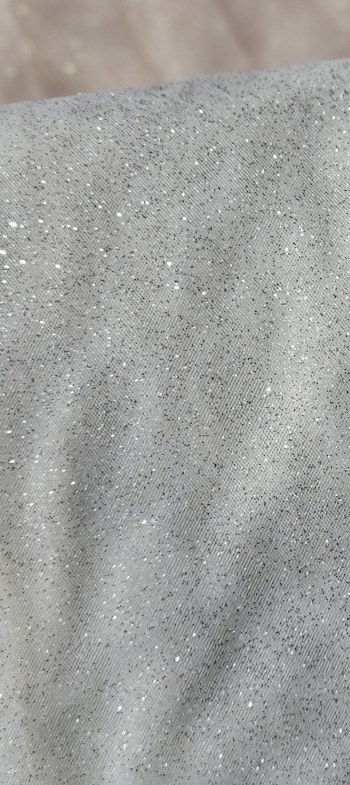 TAYLOR | Modern Glitter Veil | Gold or Silver Glitter | Single or 2 Tier Veil | Pink, Ivory, Off-White Veil