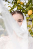 LINNEA | Swiss Dot Veil | Single Tier | Soft Modern Veil | Plain Rounded Edge | 2 Colors