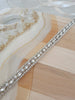 OLIVIA | Rhinestone & Pearl Belt | Thin Delicate Bridal Belt