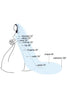 MABEL | Elegant Lace Veil | Soft Single Tier Veil | Light Ivory | Various Lengths