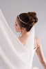 LINNEA | Swiss Dot Veil | Single Tier | Soft Modern Veil | Plain Rounded Edge | 2 Colors