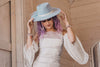VIOLA - Bohemian Style Hat | Fedora Veil | Boho Wedding Veil
