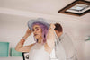 VIOLA - Bohemian Style Hat | Fedora Veil | Boho Wedding Veil